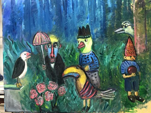 The Agitator di Anders Post, Pittura in vendita su Singulart