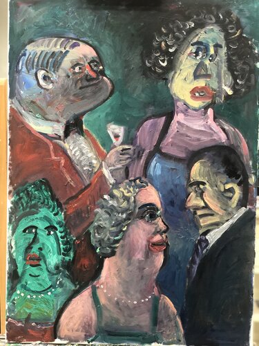 Dance party de Anders Post, Pintura a la venta en Singulart