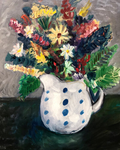 Summerflowers di Anders Post, Pittura in vendita su Singulart