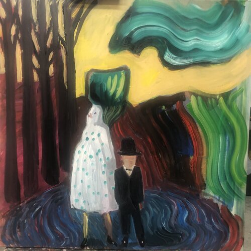 The Wedding van Anders Post, Schilderij te koop op Singulart