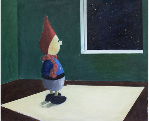 "Is there some one like me out there?" di Anders Post, Pittura in vendita su Singulart