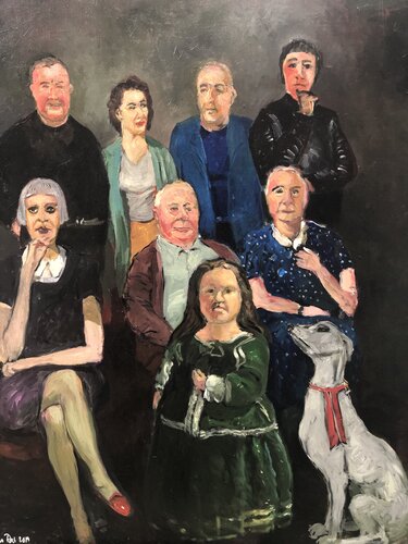 The family 1 by Anders Post, 회화 for Sale on Singulart