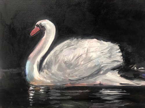 The Swan di Anders Post, Pittura in vendita su Singulart