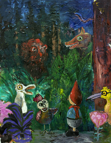 Pipino in the Forest von Anders Post, Malerei kaufen auf Singulart