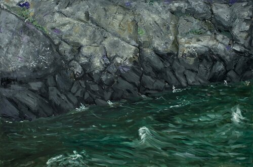 Mountains and water de Anders Post, Pintura a la venta en Singulart