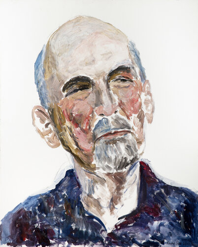 Ingmar Bergman filmproducer by Anders Post, 회화 for Sale on Singulart