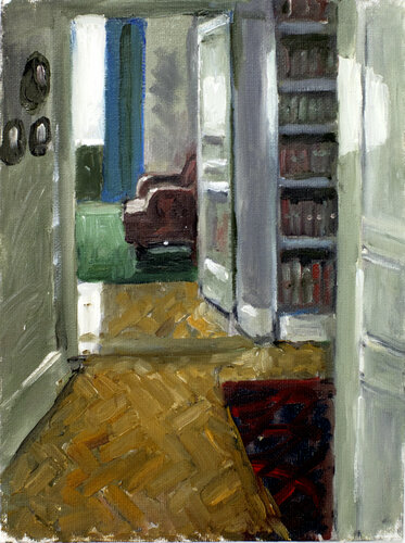 Interior sketch by Anders Post, 油畫 for Sale on Singulart
