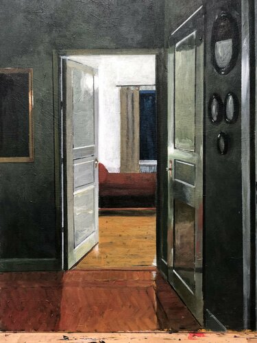 To the bedroom de Anders Post, Pintura a la venta en Singulart