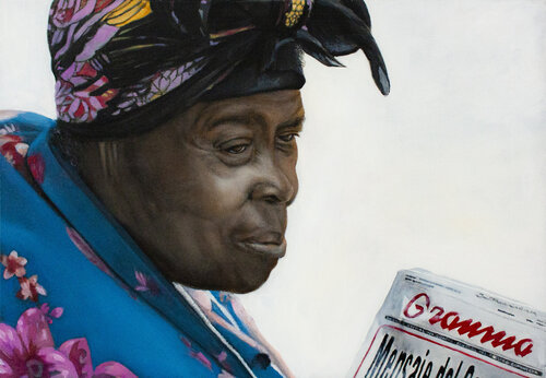 Granma van Jean-Pierre André Leclercq, Schilderij te koop op Singulart