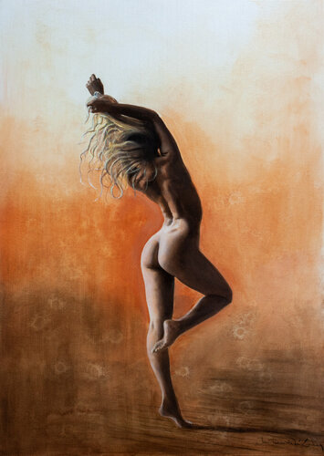 Exaltation par Jean-Pierre André Leclercq, Peinture en vente sur Singulart