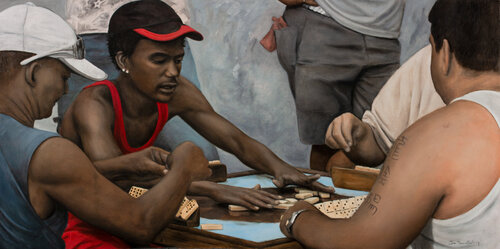 Dominos de Jean-Pierre André Leclercq, Pintura a la venta en Singulart