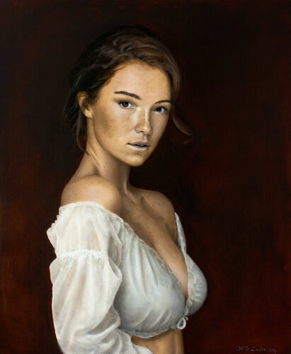 Ophélie par Jean-Pierre André Leclercq, Peinture en vente sur Singulart