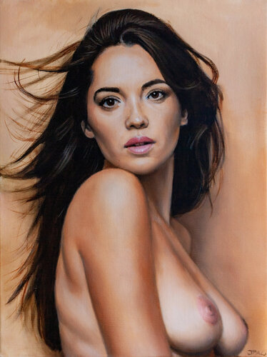 Alina by Jean-Pierre André Leclercq, 회화 for Sale on Singulart