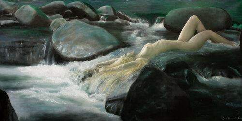 Ondine di Jean-Pierre André Leclercq, Pittura in vendita su Singulart