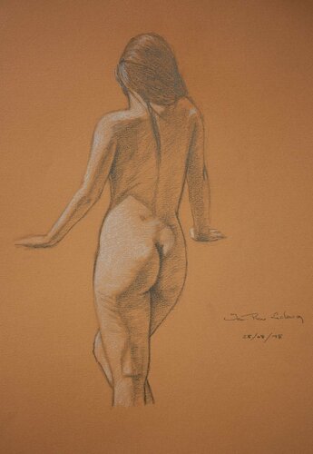 Courbes 15 - Irida by Jean-Pierre André Leclercq, 종이 for Sale on Singulart