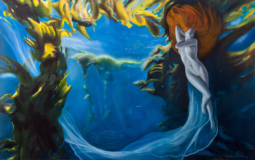 Galatée par Jean-Pierre André Leclercq, Peinture en vente sur Singulart