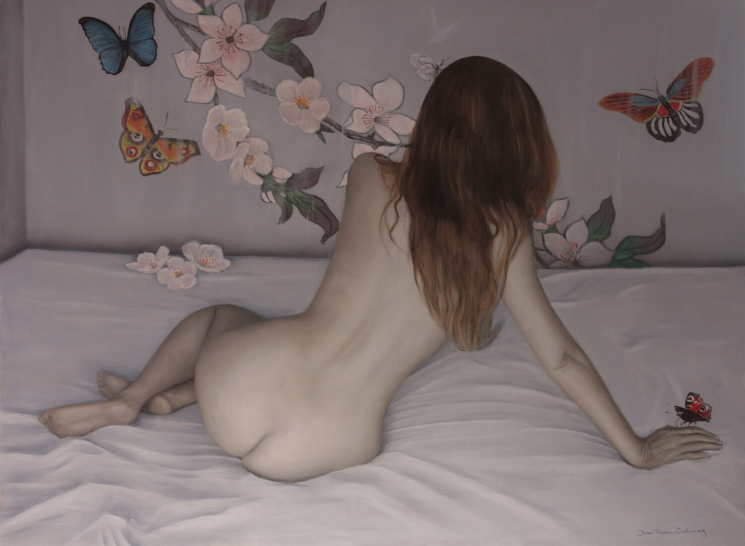 La Dame aux Papillons Jean-Pierre André Leclercq
