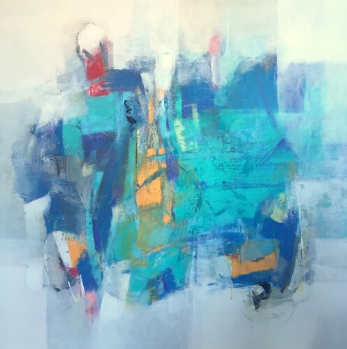 Sinfonie in Blu van Patrizia Simonetti, Schilderij te koop op Singulart