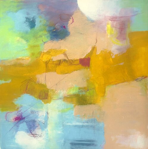 Ponte tra le nuvole by Patrizia Simonetti, 회화 for Sale on Singulart