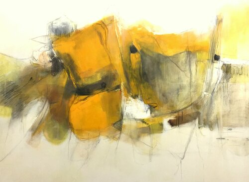 Il grande Giallo by Patrizia Simonetti, 회화 for Sale on Singulart