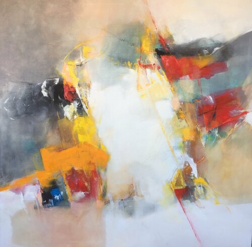 Il grande Bianco van Patrizia Simonetti, Schilderij te koop op Singulart