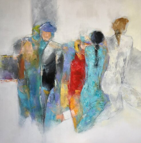 Realtà distanti van Patrizia Simonetti, Schilderij te koop op Singulart
