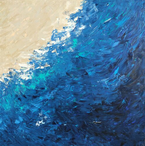 silent sea II van Franziska Raffaël, Schilderij te koop op Singulart