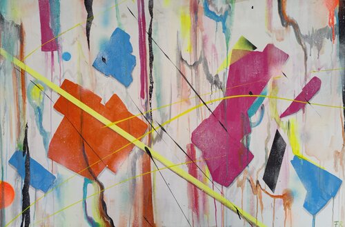 voice of the sun van Franziska Raffaël, Schilderij te koop op Singulart