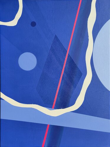 bluetiful van Franziska Raffaël, Schilderij te koop op Singulart