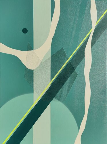 green is good van Franziska Raffaël, Schilderij te koop op Singulart