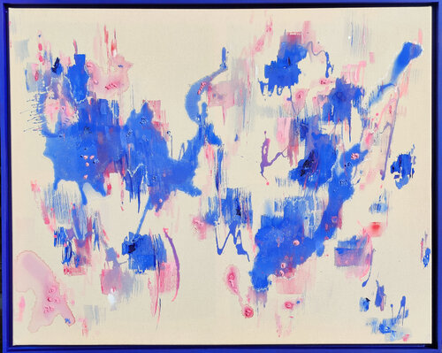 blue-rose di Franziska Raffaël, Pittura in vendita su Singulart