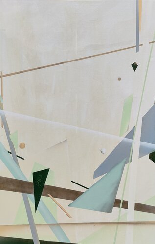florentine geometry di Franziska Raffaël, Pittura in vendita su Singulart