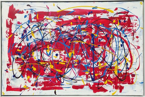 down the road di Franziska Raffaël, Pittura in vendita su Singulart