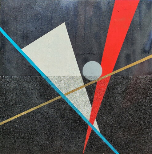 no 1 or black is the new black van Franziska Raffaël, Schilderij te koop op Singulart