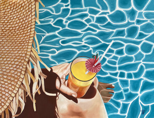 Tequila Sunrise van Jean Jacques Venturini, Schilderij te koop op Singulart