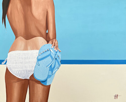 Sous le soleil exactement/6 van Jean Jacques Venturini, Schilderij te koop op Singulart