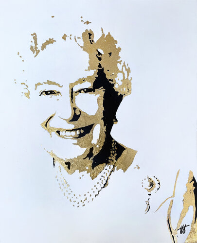 Elisabeth II di Jean Jacques Venturini, Pittura in vendita su Singulart