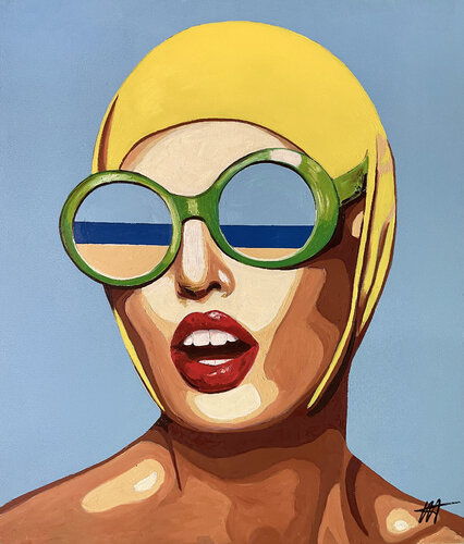 Femme à lunette/2 Jean Jacques Venturini