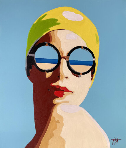 Femme à lunette/4 Jean Jacques Venturini