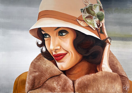L'échange by Jean Jacques Venturini, Painting for Sale on Singulart