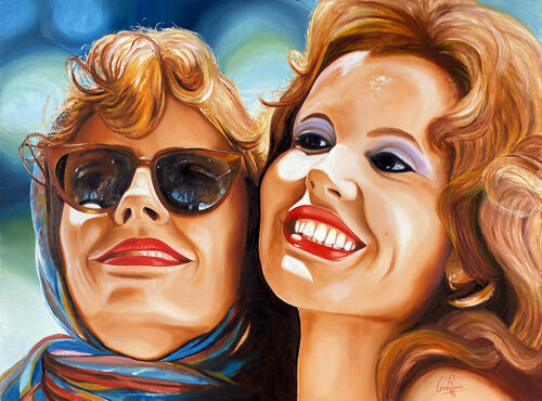 Thelma et Louise di Jean Jacques Venturini, Pittura in vendita su Singulart