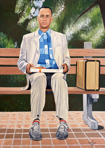Forest Gump von Jean Jacques Venturini, Malerei kaufen auf Singulart
