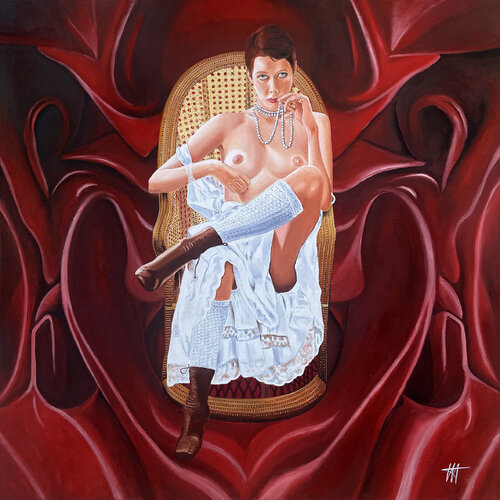 "Emmanuelle" de Jean Jacques Venturini, Pintura a la venta en Singulart