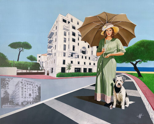 Glamour Riviera von Jean Jacques Venturini, Malerei kaufen auf Singulart