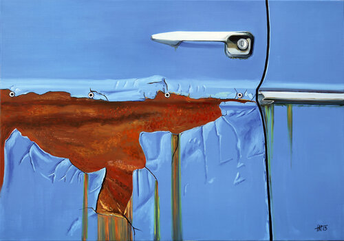 Génération pétrole / 25 van Jean Jacques Venturini, Schilderij te koop op Singulart
