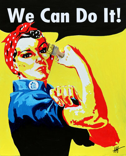 We Can Do It ! van Jean Jacques Venturini, Schilderij te koop op Singulart
