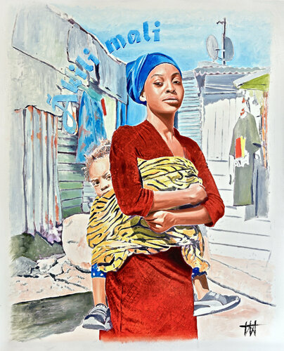 Akili Mali ! van Jean Jacques Venturini, Schilderij te koop op Singulart