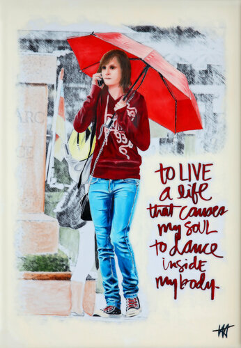 To live a life von Jean Jacques Venturini, Malerei kaufen auf Singulart