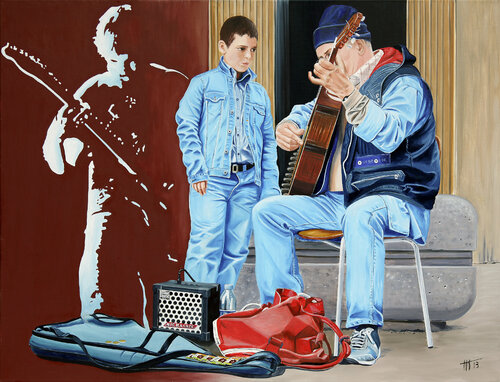 Business model di Jean Jacques Venturini, Pittura in vendita su Singulart