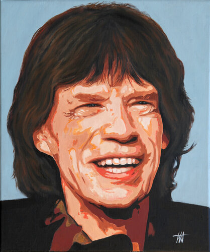 Mick Jagger / 2 di Jean Jacques Venturini, Pittura in vendita su Singulart